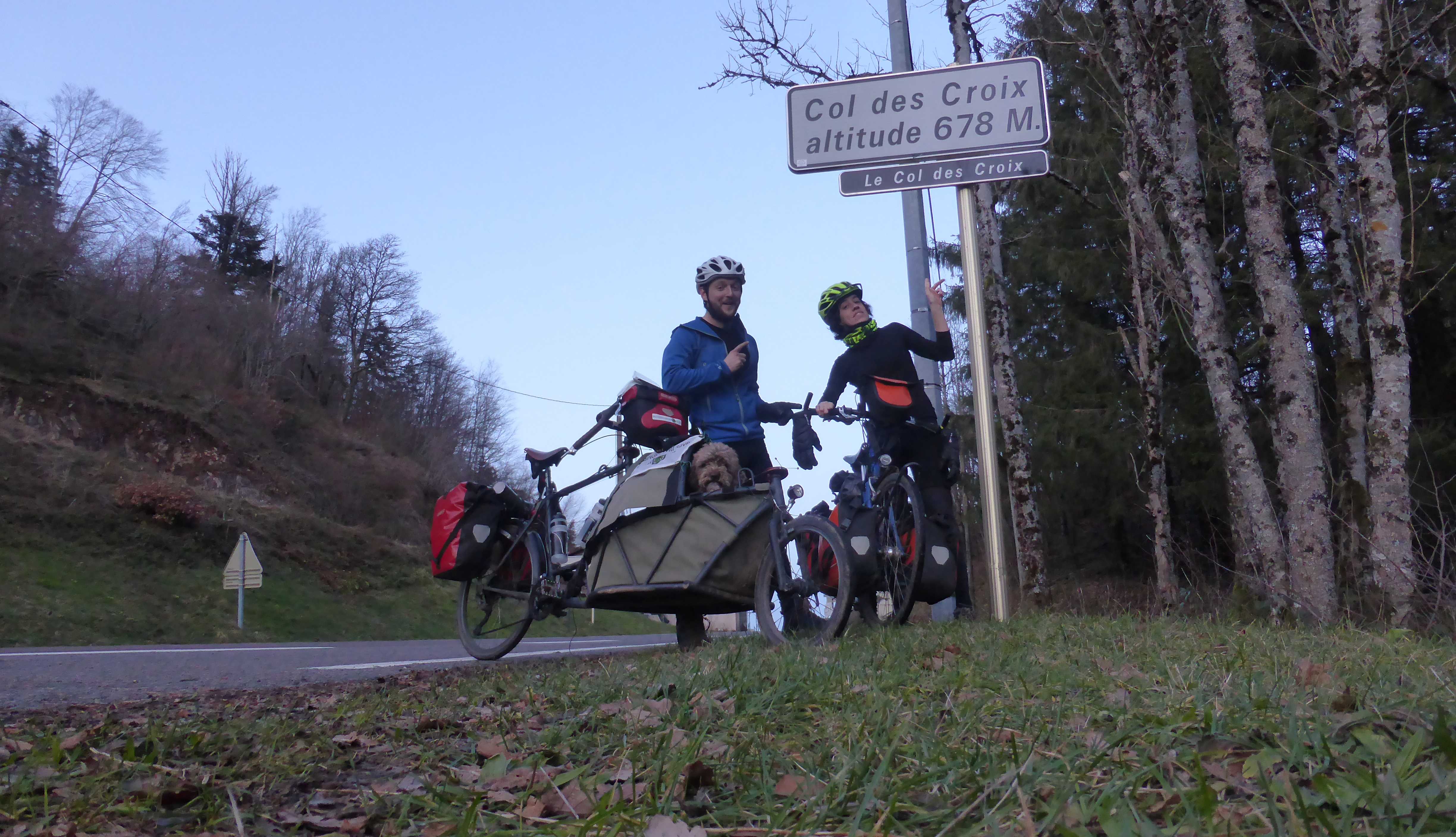 The Col des Croix, in the Massif des Vosges, just before Le Thillot