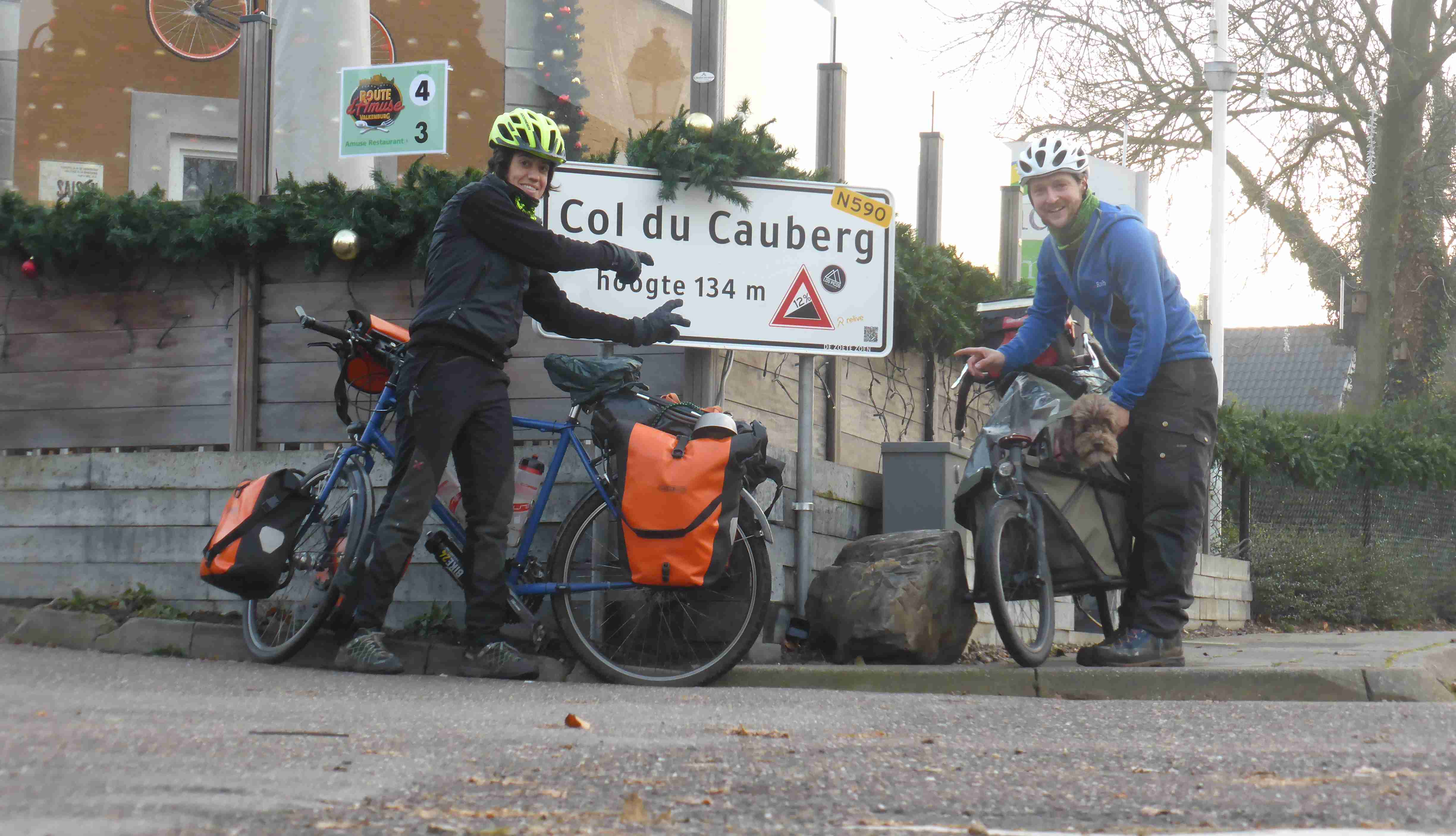 In the Netherlands, even the tiniest bump is worthy of notice. Apparently this col owes its notoriety for being the finish line to many cycling races!