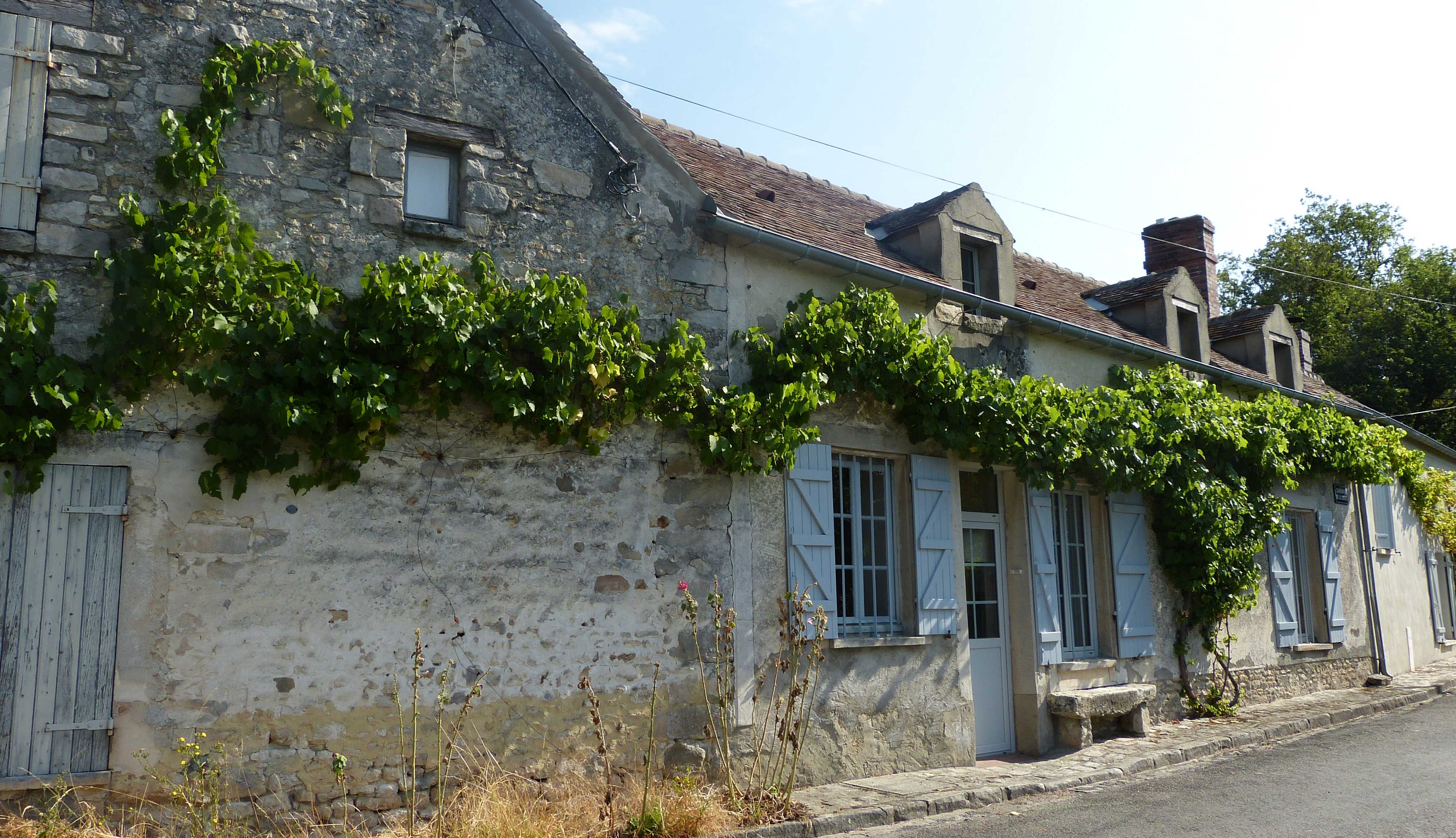 A typical cottage in rural Champagne