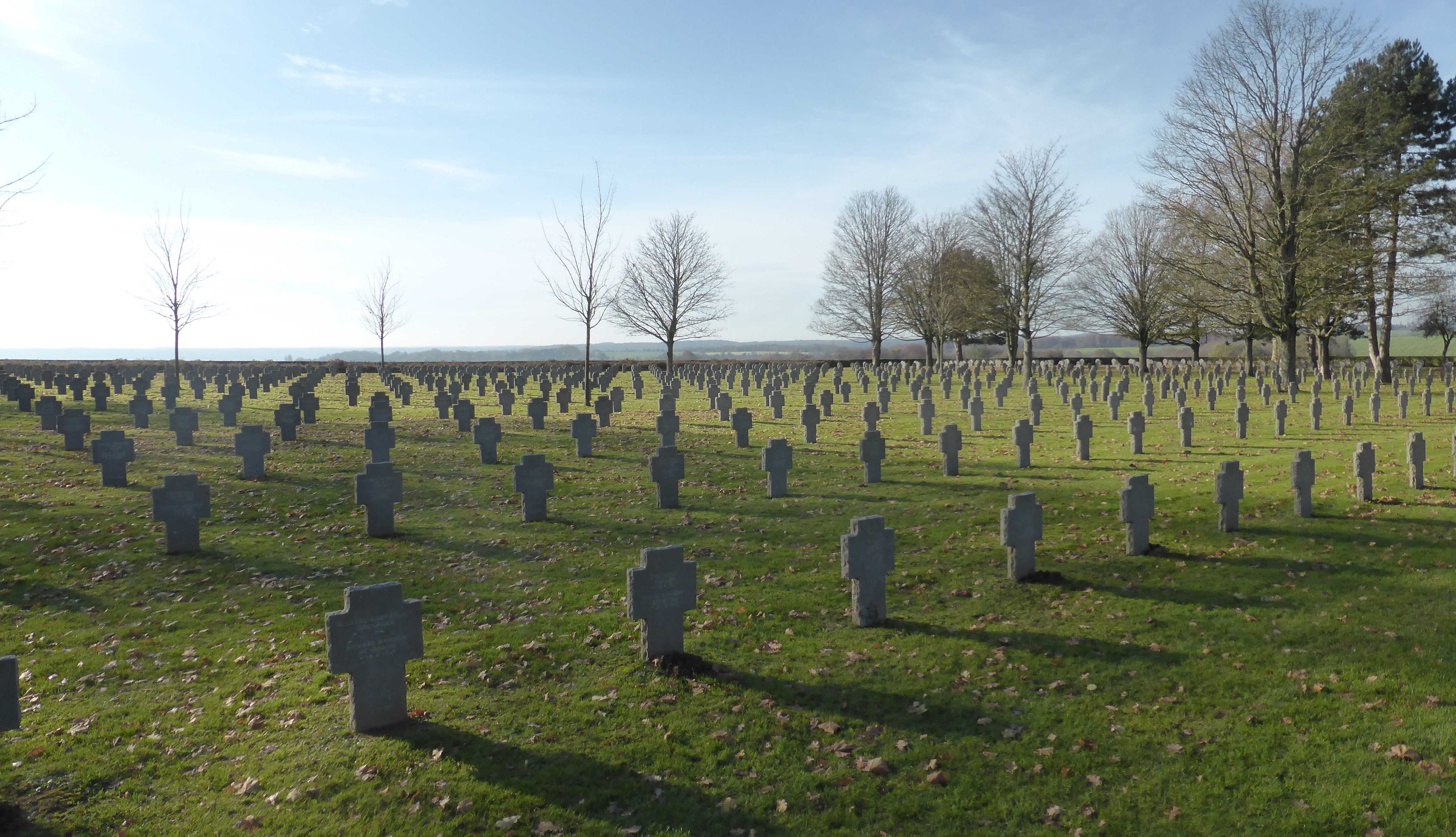 The German military graveyard in Cerny-en-Laonnois