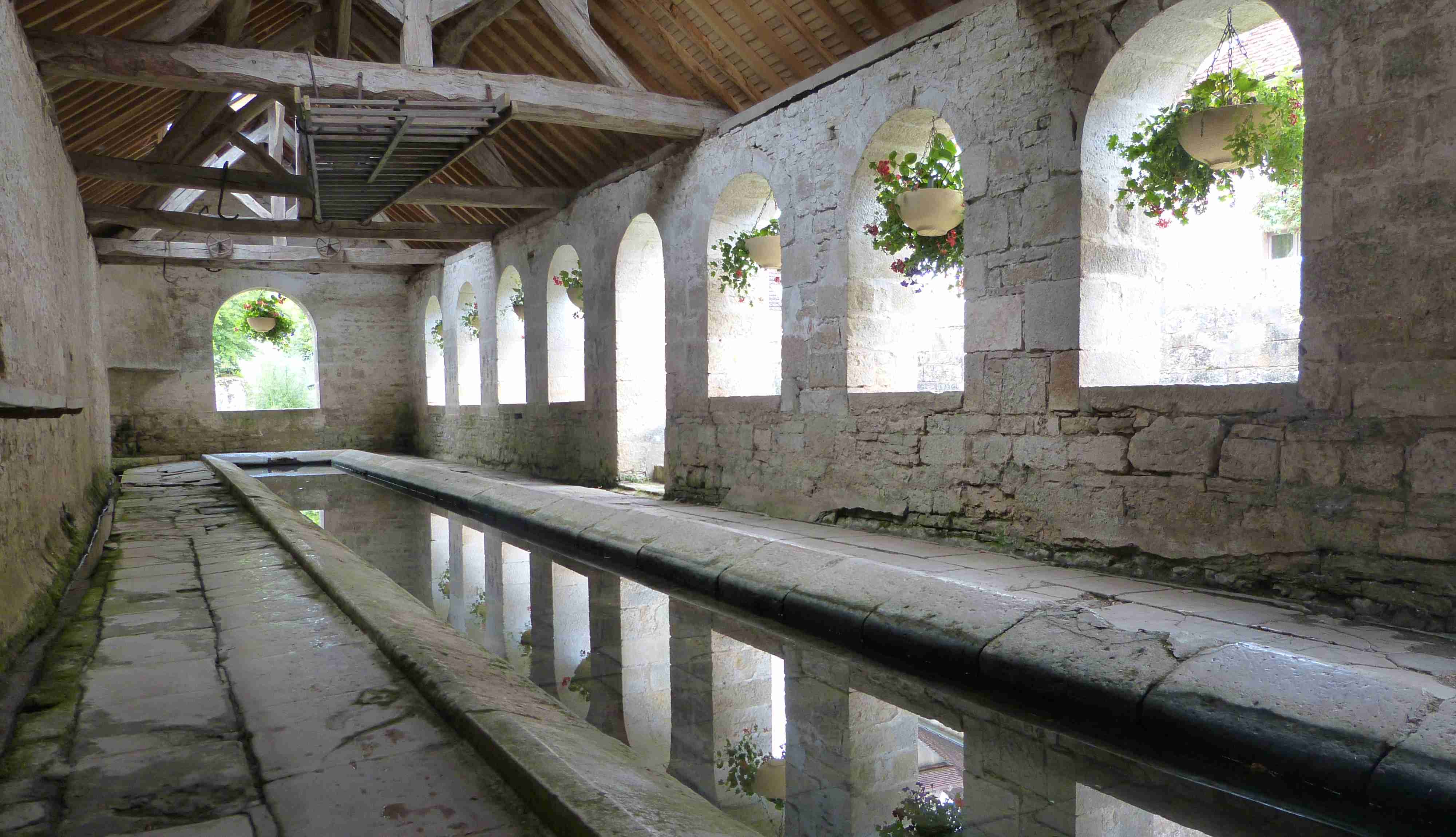 A typical French municipal lavoir (wash house)