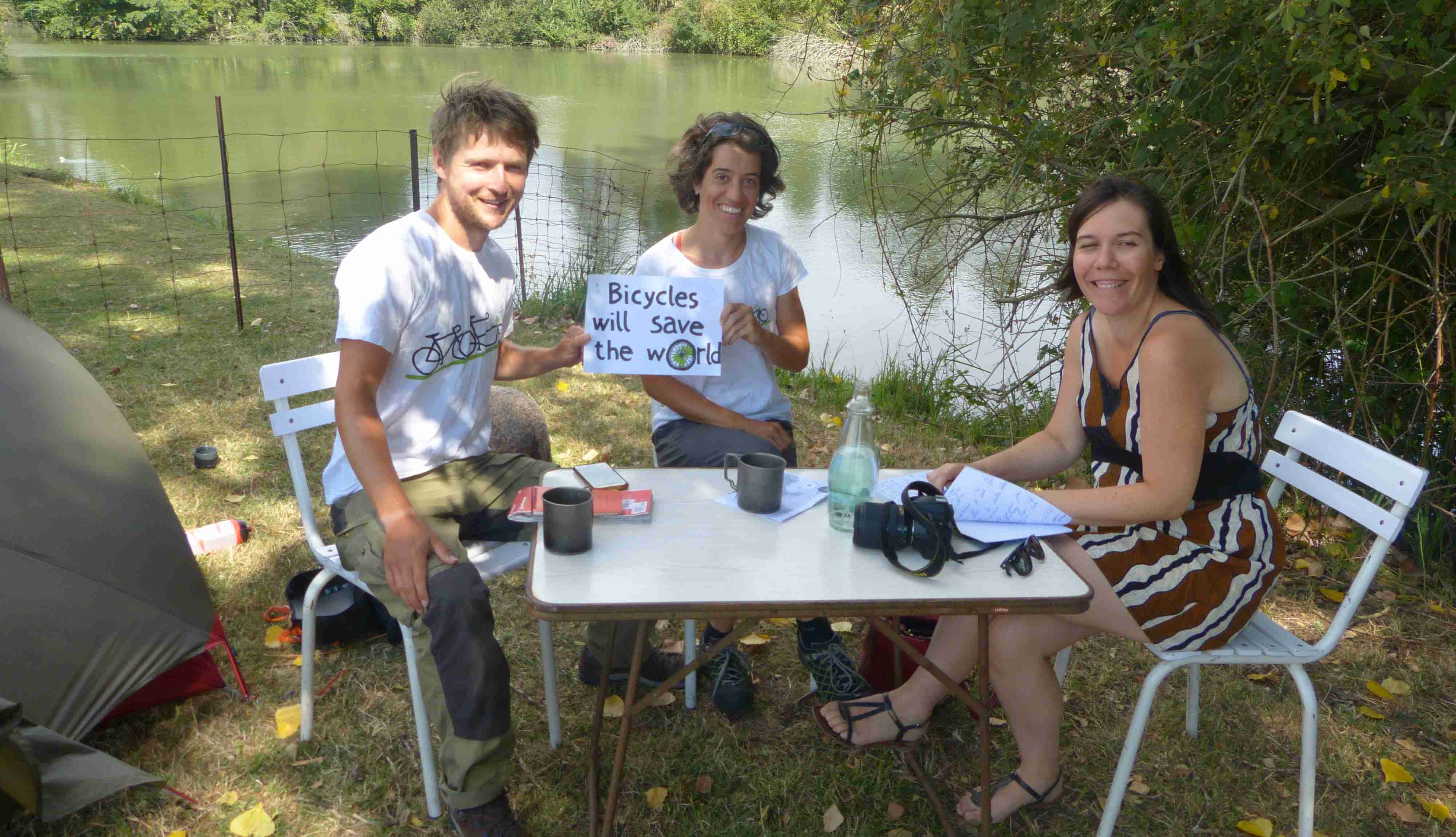 Speaking to a journalist of La République du Centre